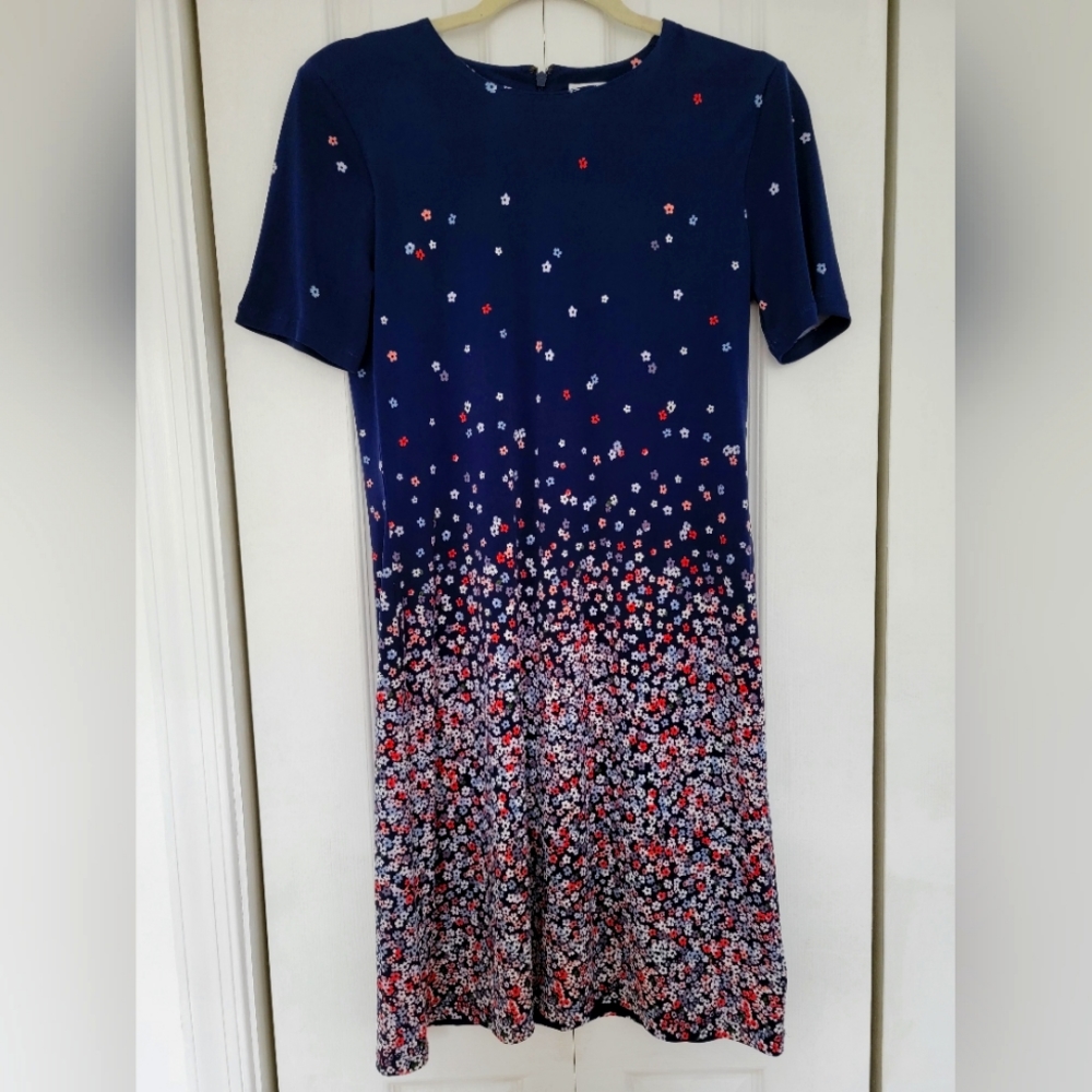 Michael Kors, Size Small, Blue with flowers
